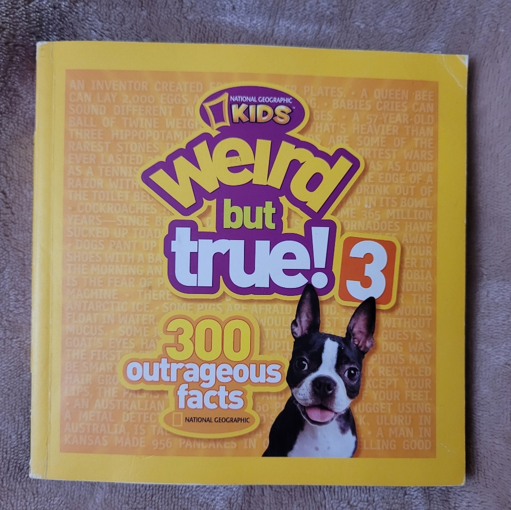 National Geographic Kids "Weird But True 3" Softcover Book 300 Outrageous Facts